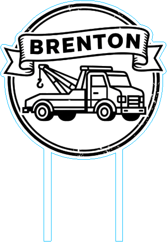 Brenton - Tow Truck Cake topper.xcs