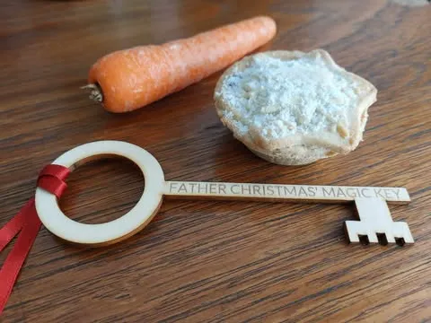 "Father Christmas' Magic Key" Ornament christmas gift design