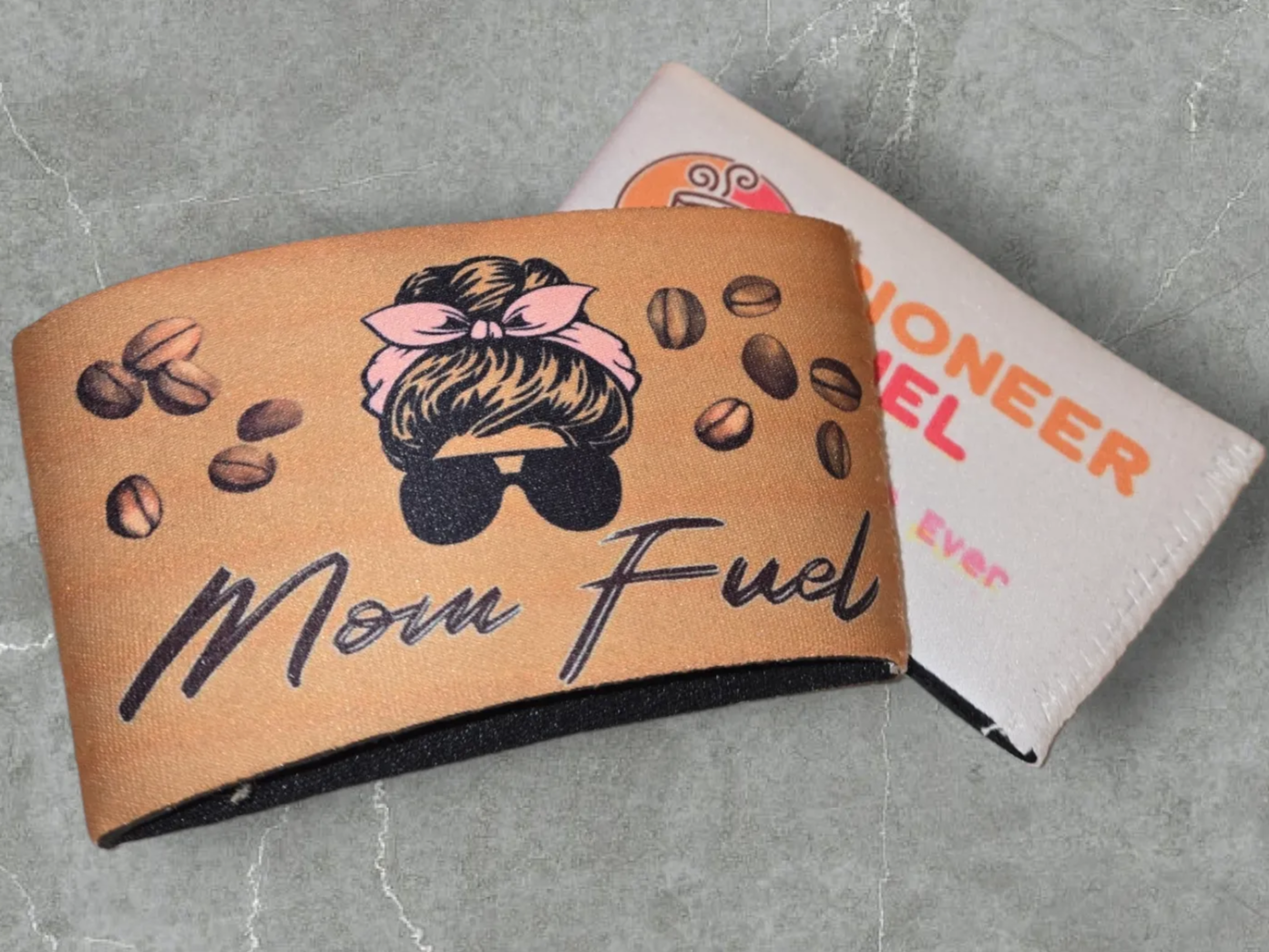 Mom Fuel Sublimation Coffee Cup Sleeve mother's day gift design