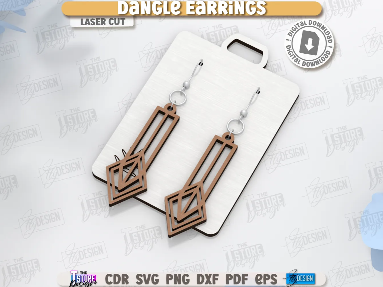 Boho Geometric Dangle Earrings gift for teens idea