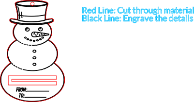 Christmas Snowman Money Ornament.xcs