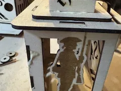 Patriotic Revolutionary War Soldier Wooden Lantern — free patriotic laser/print project file on Atomm