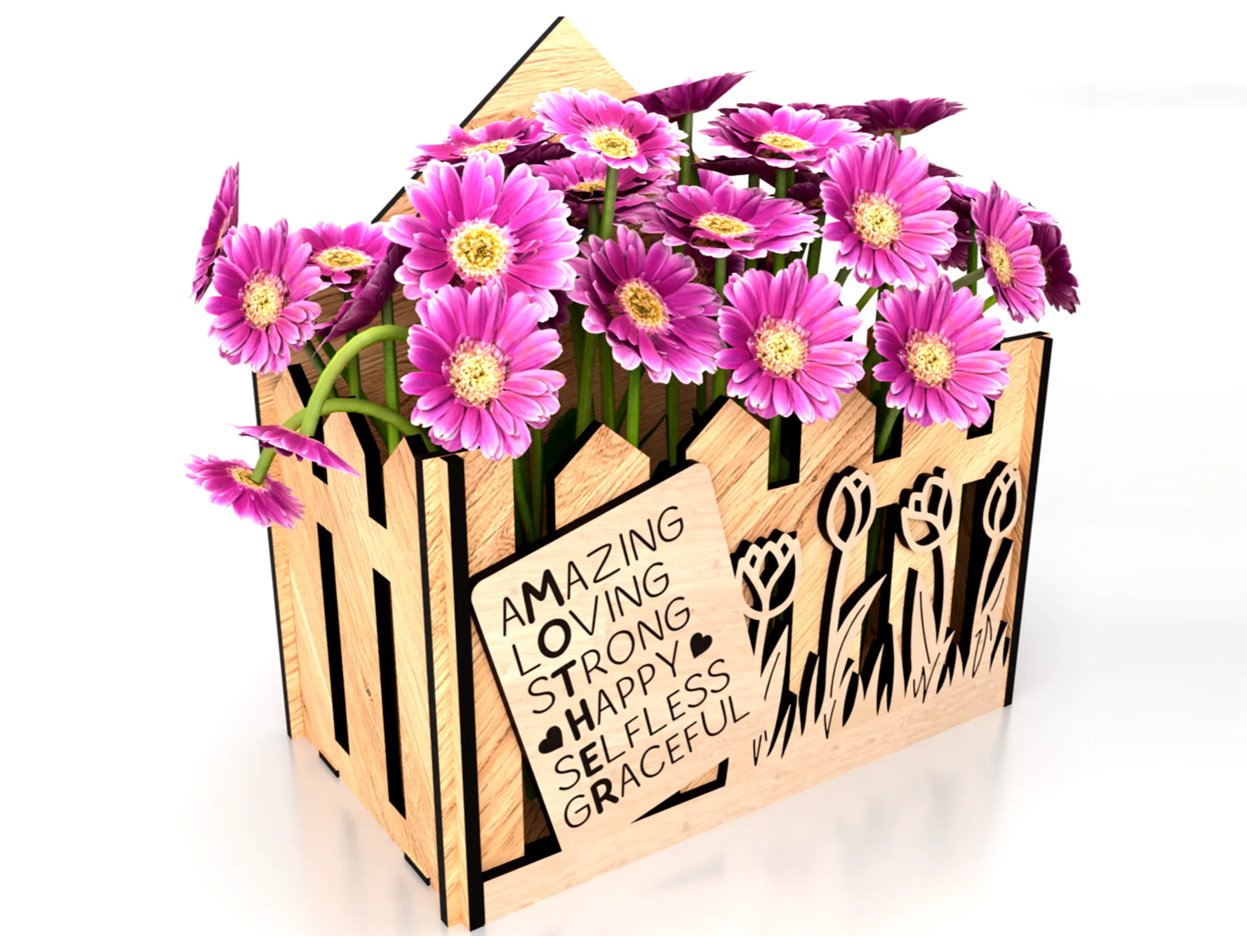 Flower Basket for Mom gift for mom idea