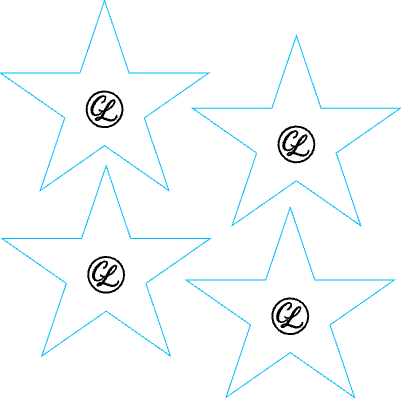 3mm Wood - Cut Stars with Engraving.xcs