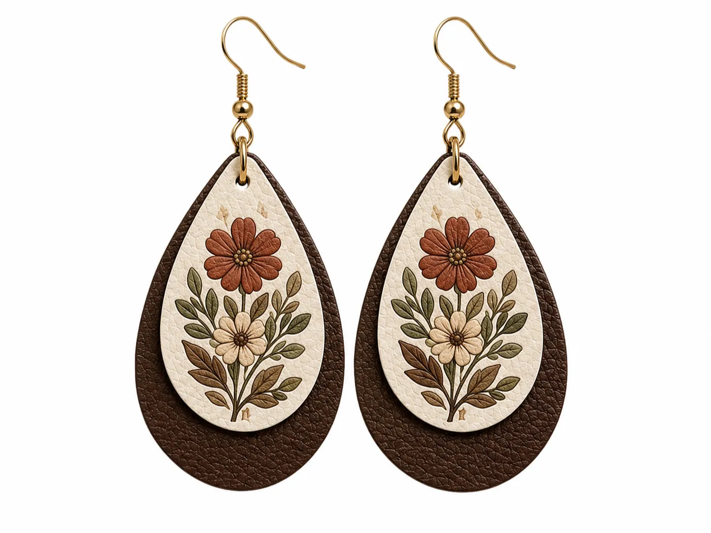 Beautiful Leather Earrings earring design