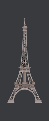 Eiffel Tower-3D Inner Crystal Engrave.xcs