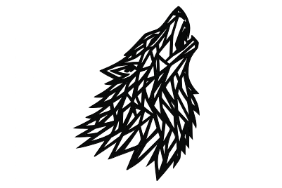 Howling Wolf Wall Art.xcs