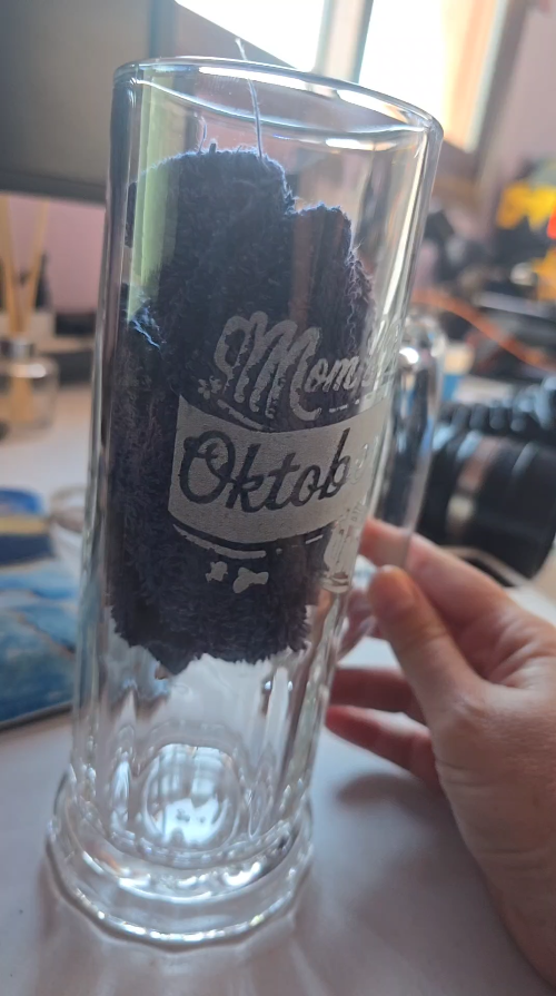 [Laser cut and engrave] Mom's Place Oktoberfest Beer Mug