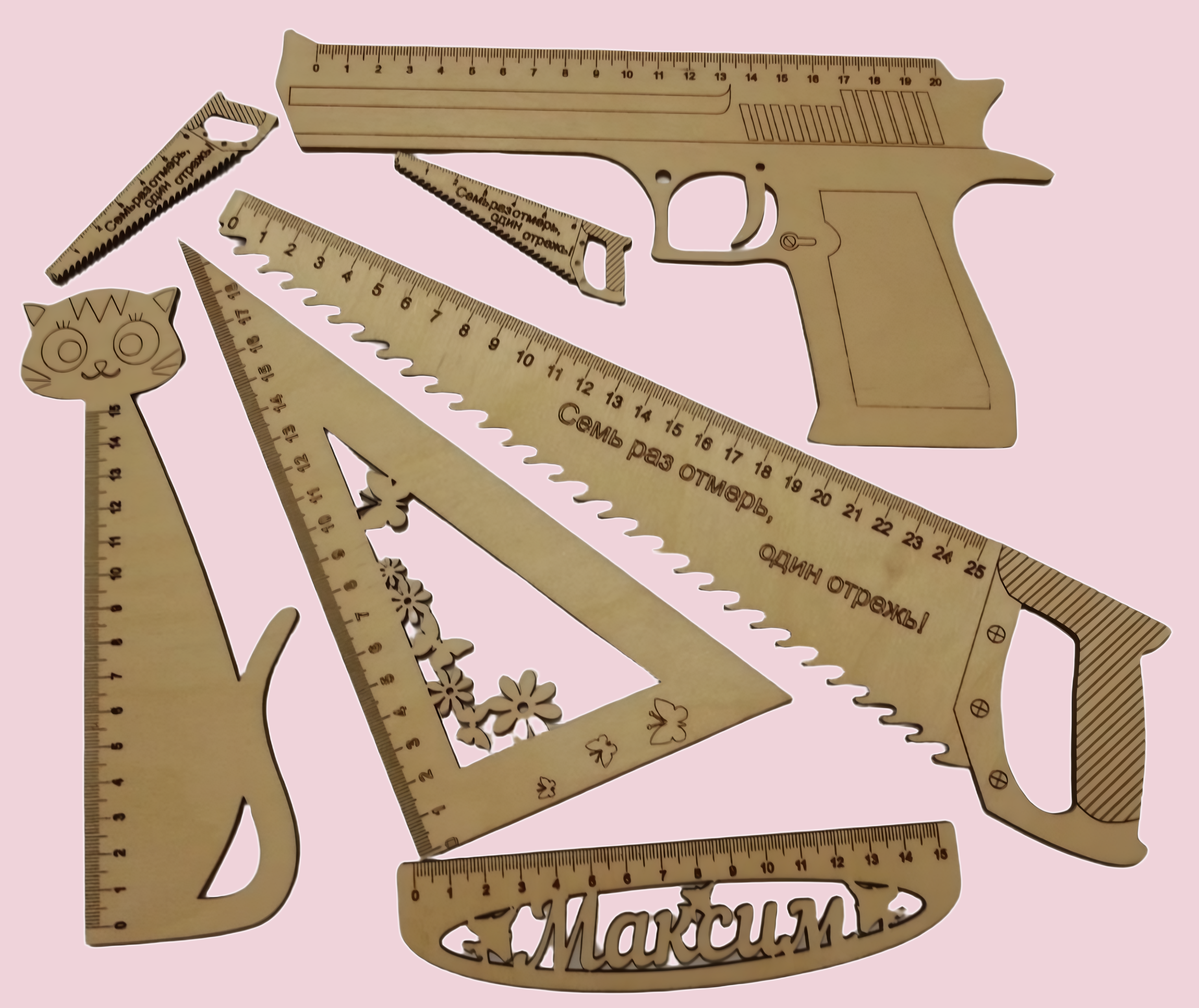 Laser Cut And Engrave Laser Cut Engraved Wooden Rulers Free Vector