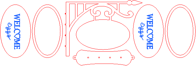 Welcome House Wall Hanger 5.xcs
