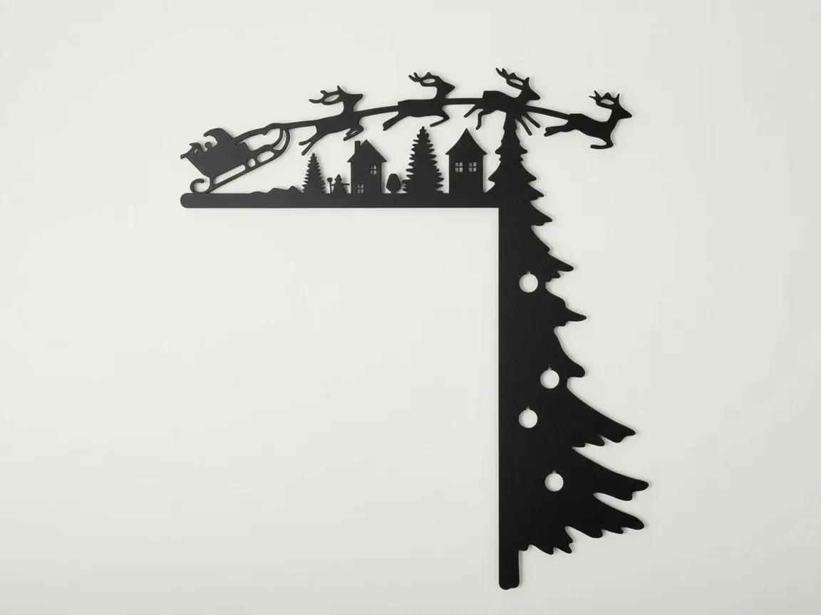 Weihnachtliche Türdekoration Weihnachts Türdekoration Idee