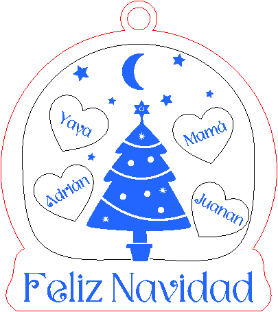 bola navidad boladenieve.xcs