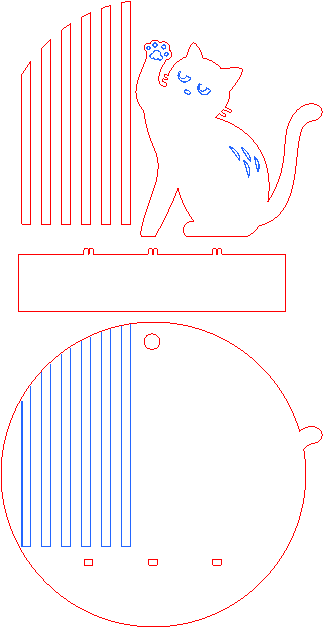 Naughty cats on shelves round sign 3.xcs