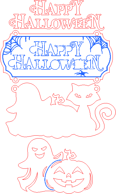 Halloween Hanging Sign For Front Door 2.xcs