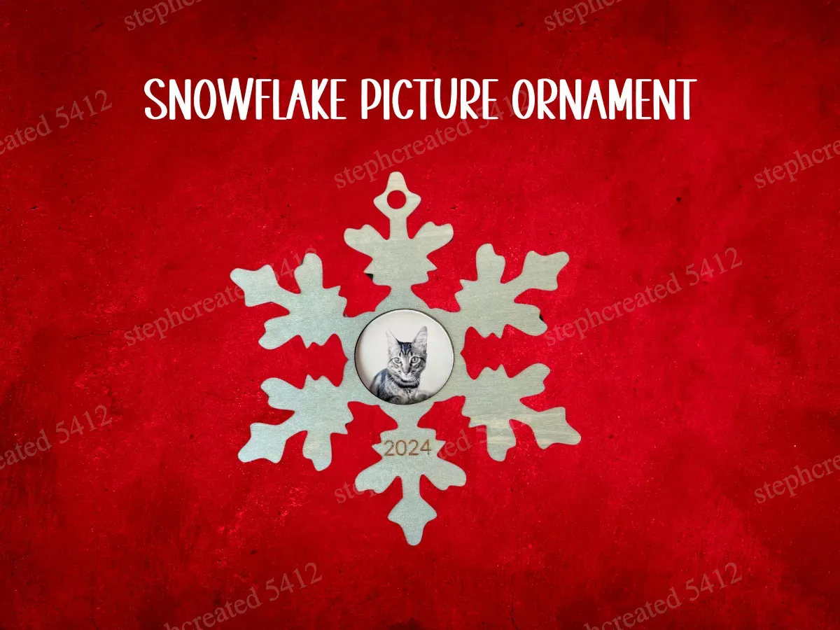 Snowflake Picture Ornament