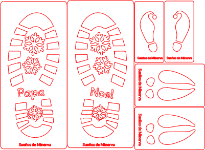 huellas papa noel.xcs