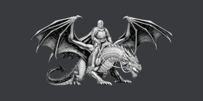 3D Dragon Rider Knight.xcs