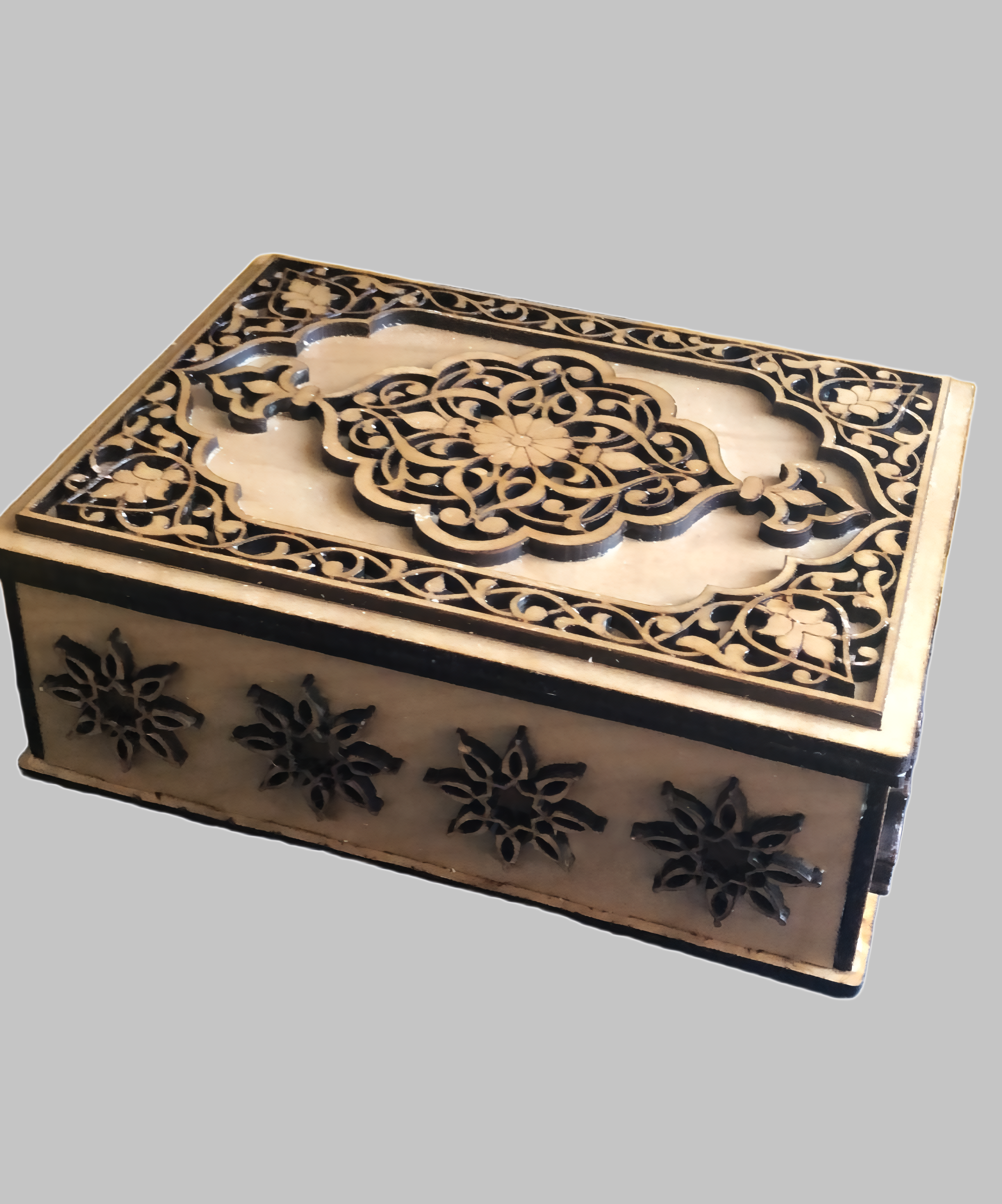 Intricate Laser-Cut Jewelry Box jewelry gift box idea