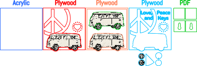 Schlüsselbrett - Bulli.xcs