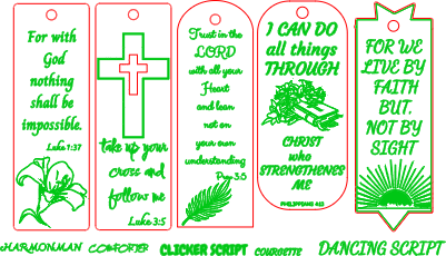 Easter bookmarks to post.xcs