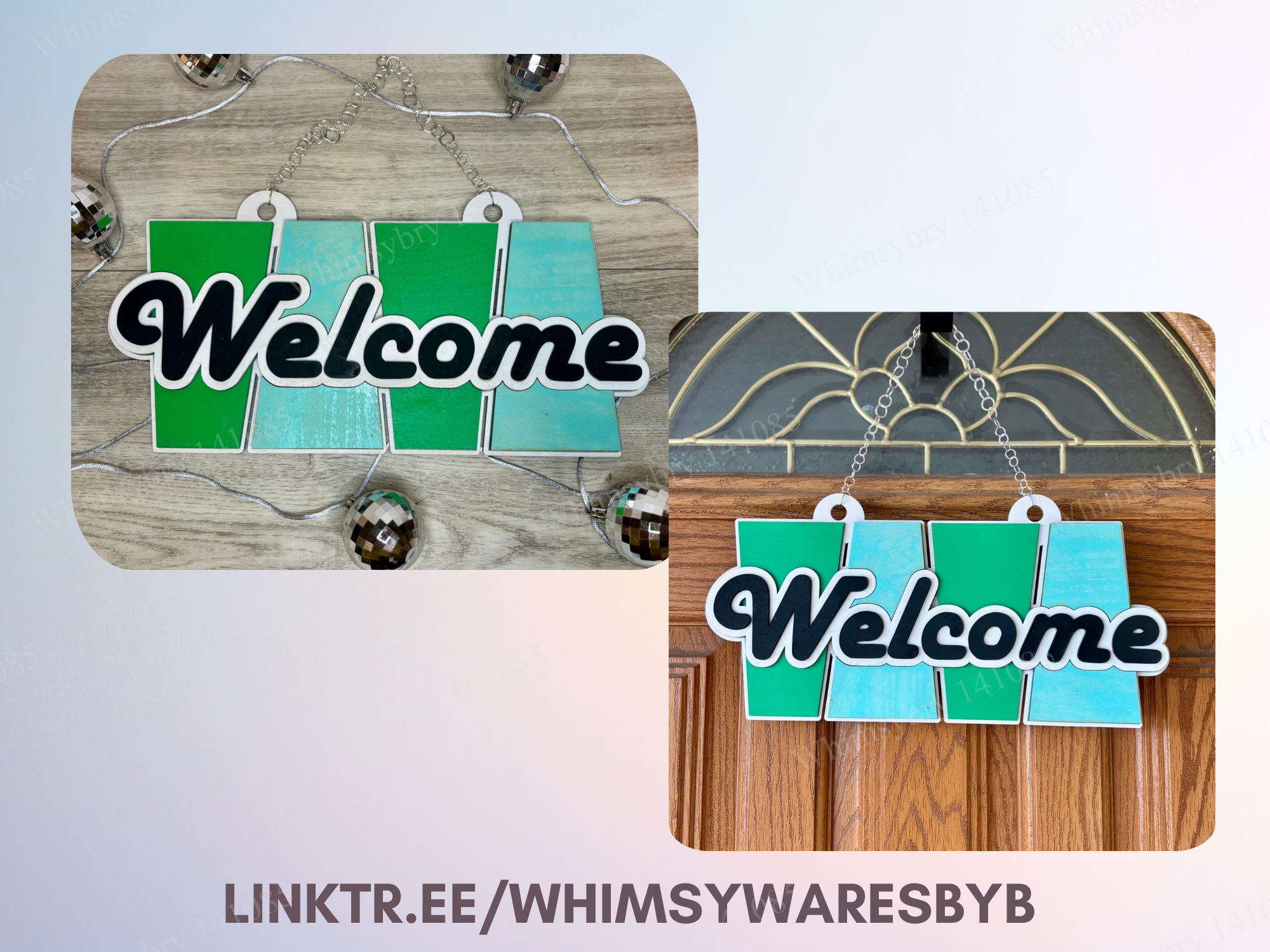 Mid Century Welcome Sign
