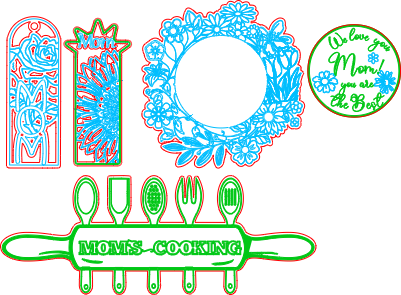 rolling pin bookmarks flower circle for posting.xcs