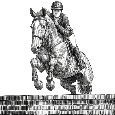 Female Equestrian Jumping.xs
