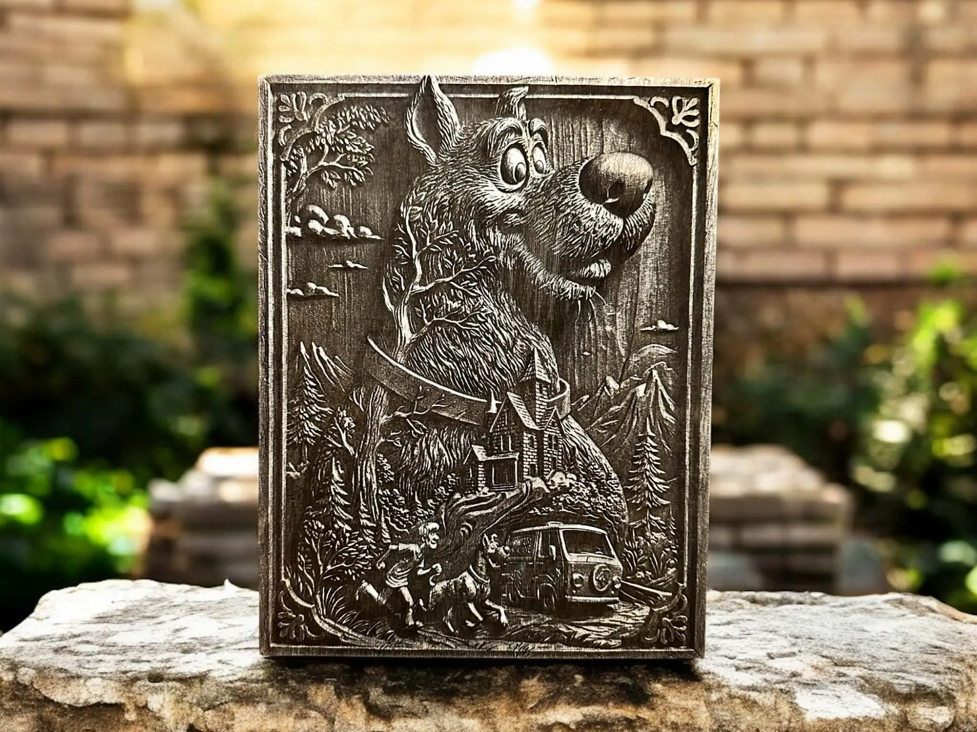 Scooby-Doo Themed Wood Wall Art wood sign design