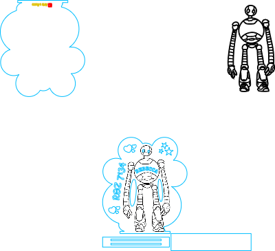 Lampada Robot selvaggio.xcs