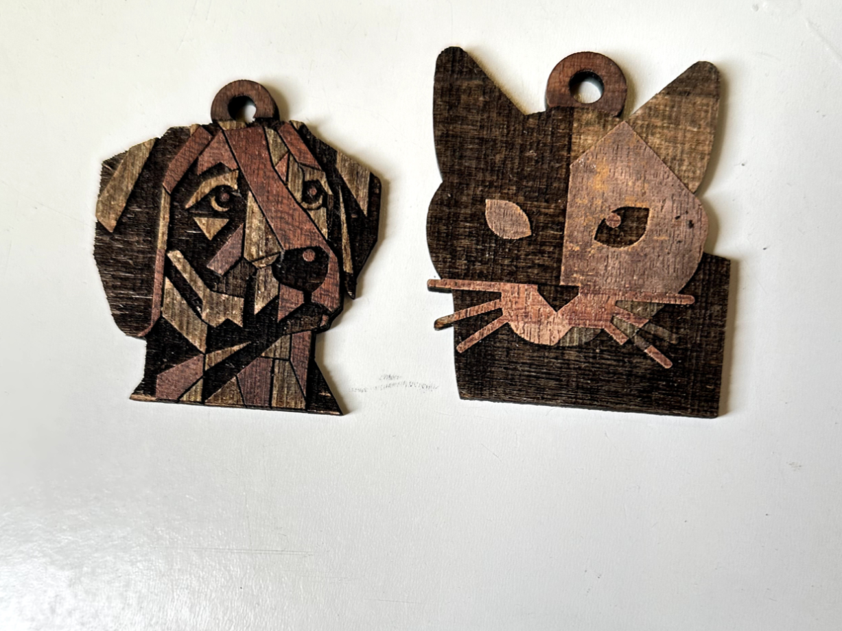 Free Custom Pet Portrait Tags design