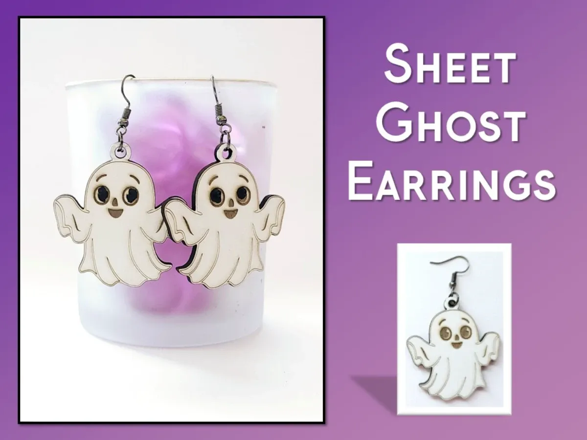 Sheet Ghost Earrings