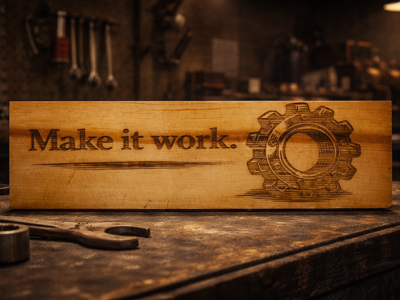 Cedar Board Mechanics “Make it Work” dad birthday gift idea