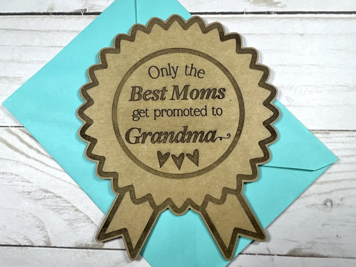 Only the Best Moms Get Promoted to Grandma sign gift for grandma idea