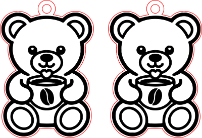 Java Teddy Bear Earrings.xcs