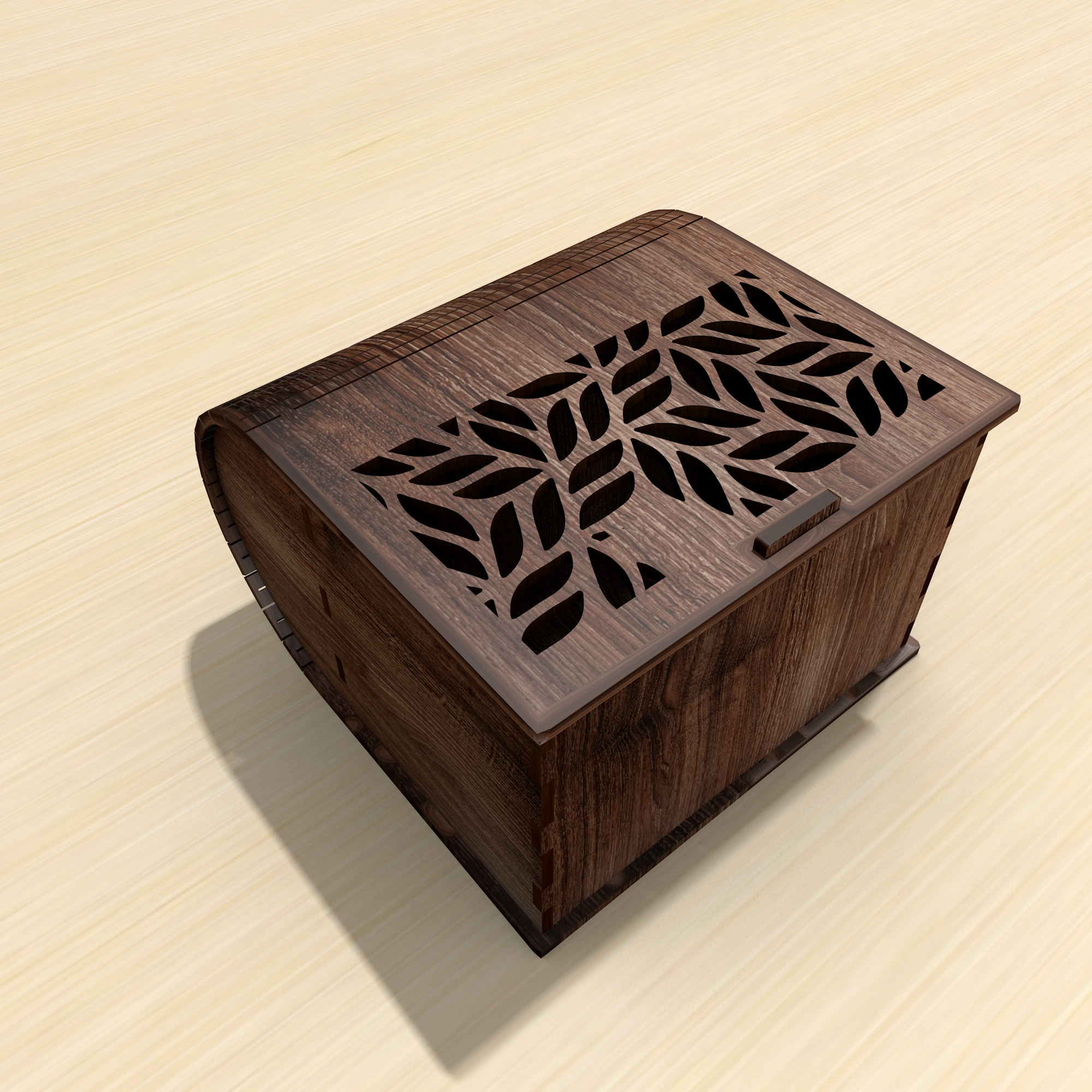 Wooden Book Box wooden box idea