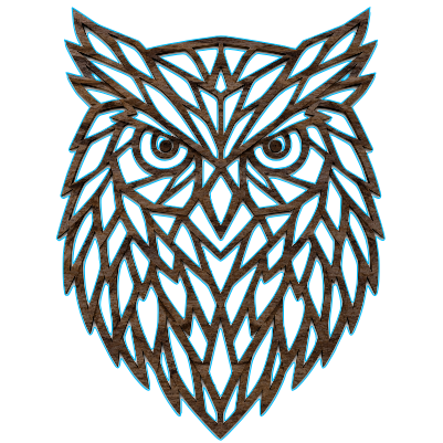 Owl Geometric Wall Art.xcs