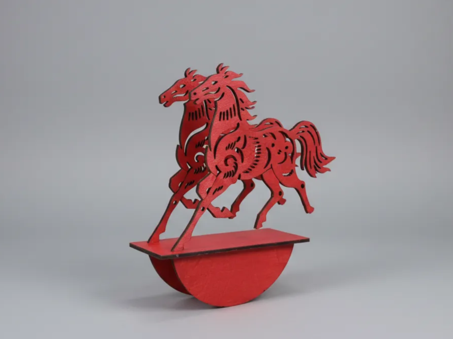 Chinese New Year Horse-Themed Decorations new year gift design