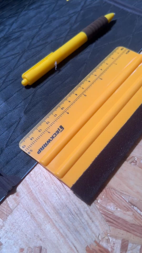 [Laser cut and engrave] 3D Printed Yellow Pen and Ruler Stationery Set