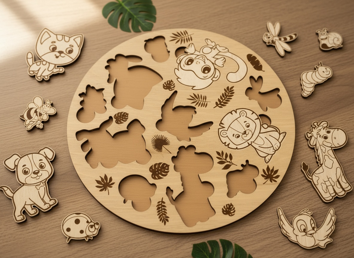 How to Laser Cut Puzzle: Educational Home Projects - Atomm