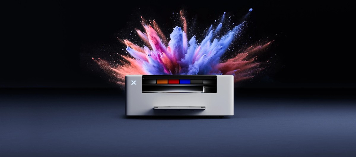 The xTool Apparel Printer Plus, a white desktop DTF printer