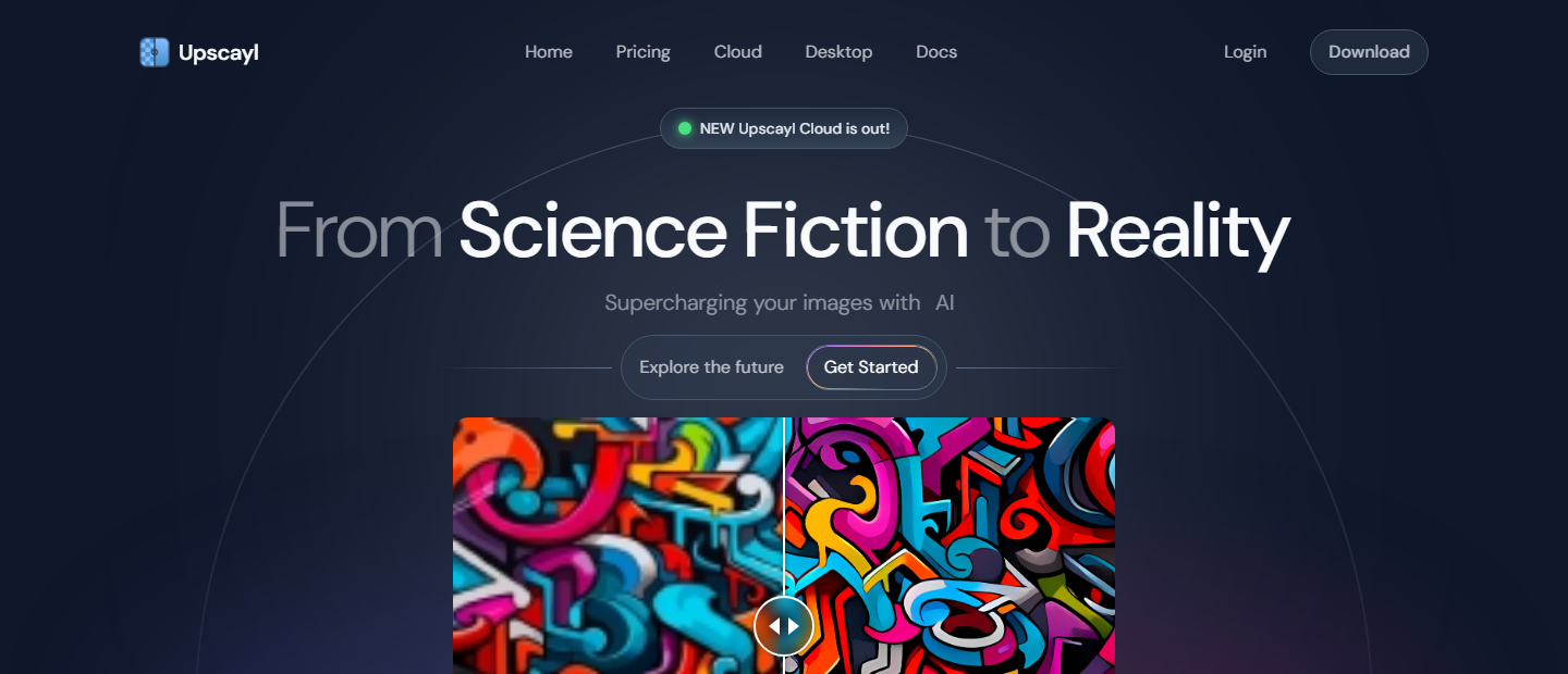 Upscayl homepage banner