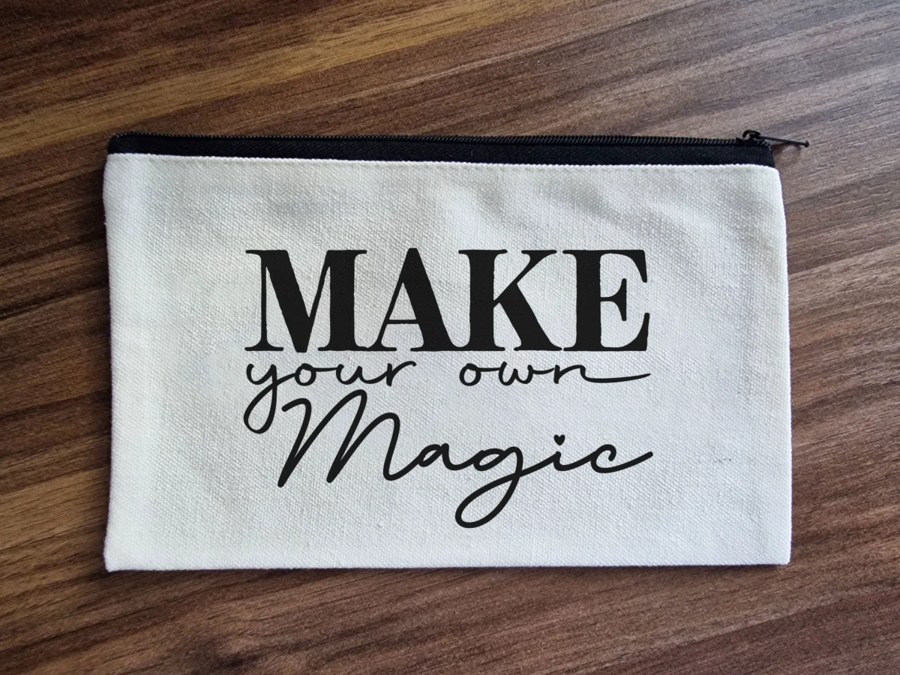 HTV Vinyl Make Your Own Magic Makeup Pouch