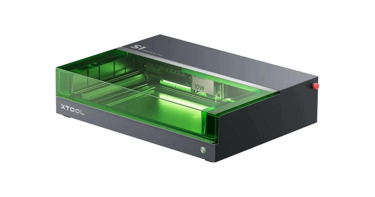 The xTool S1 enclosed diode laser cutter