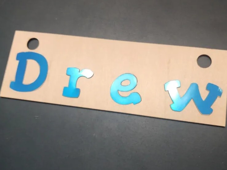 Metal Name Sign