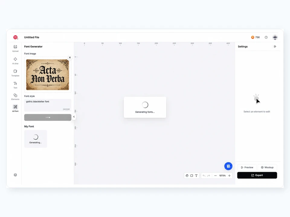 Generating custom lettering from your text