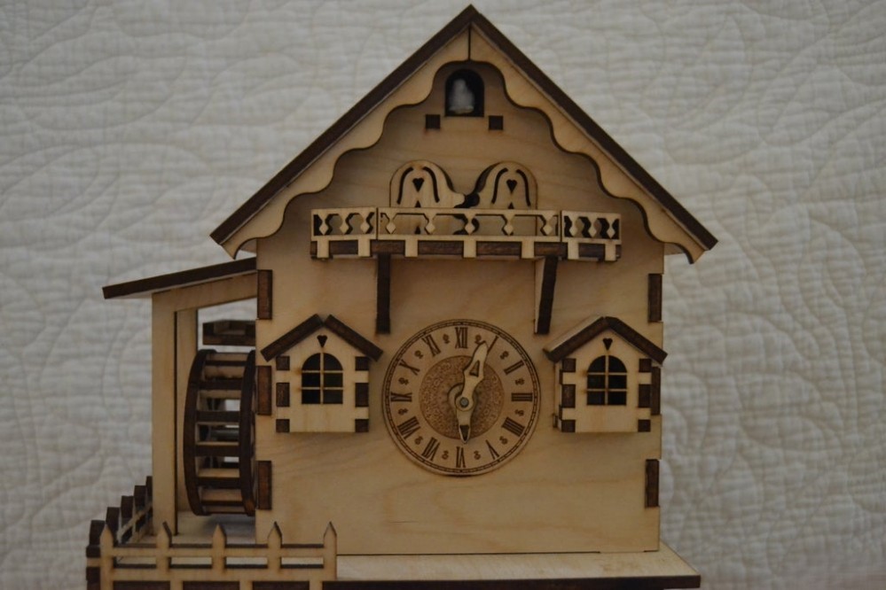 Wooden Cuckoo Clock wood clock idea