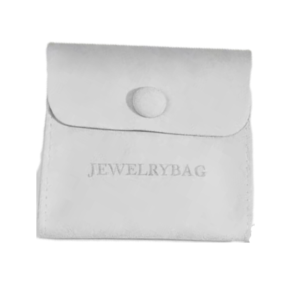 Light Gray PU Jewelry Bag with Insert