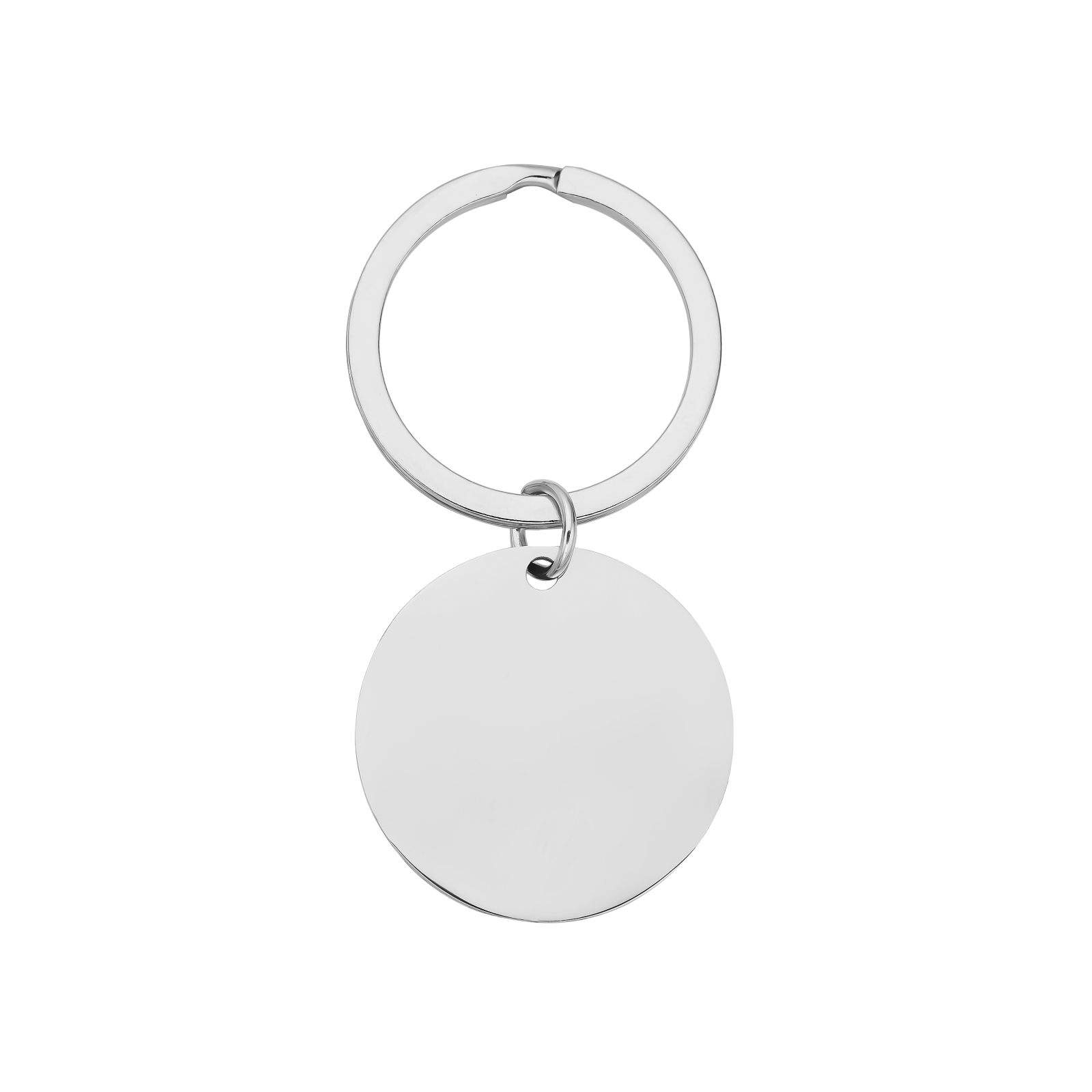 Stainless Steel Round Keychain