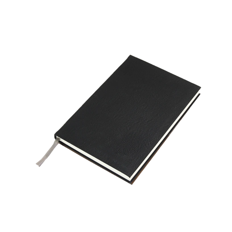 Black to Gold Laserable PU Notebook